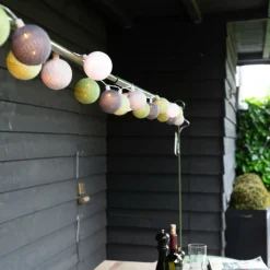 Cotton Ball Lights Outdoor Starter Kit lichterkette - Verde