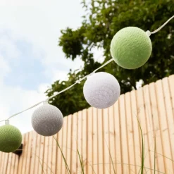Cotton Ball Lights Outdoor Starter Kit lichterkette - Verde