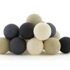 Cotton Ball Lights Outdoor-Lichterkette - Glamping Cashmere