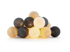 Cotton Ball Lights Outdoor-Lichterkette - Glamping Cashmere