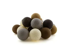 Cotton Ball Lights Outdoor Lichterkette - Glamping Natural