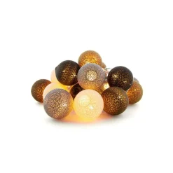 Cotton Ball Lights Outdoor Lichterkette - Glamping Natural