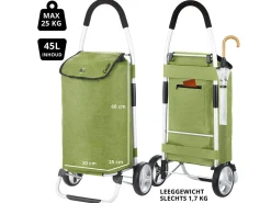 Cruiser 45 liter faltbarer Einkaufswagen - Green