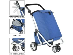 Cruiser 3-Räder 58 Liter einkaufstrolley mit kuhltasche - Blue