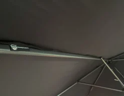 CUHOC sonnenschirm Ø3m schwarz mit volant