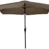 CUHOC sonnenschirm Ø3m taupe mit volant
