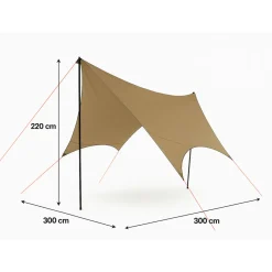 CUHOC wasserdichtes tarp 300 x 300 x 220 cm
