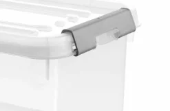 Curver Handy+ 15 Liter Aufbewahrungsbox mit Deckel - 4 Stück