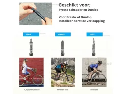 Cycplus A8 elektrische Fahrradpumpe