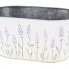 3D Lavendel Oval Übertopf