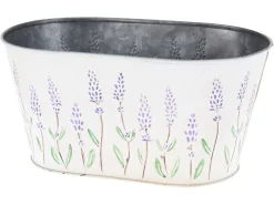 3D Lavendel Oval Übertopf