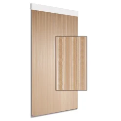 Degor Luxe Lamellen 180 x 60 cm Fliegengitter – Transparent White