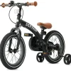 Deryan 12 Zoll Luxus 3-in-1 Kinderfahrrad - Black