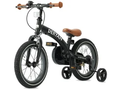 Deryan 12 Zoll Luxus 3-in-1 Kinderfahrrad - Black