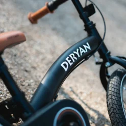 Deryan 12 Zoll Luxus 3-in-1 Kinderfahrrad - Black
