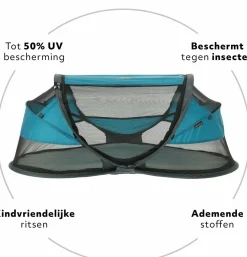 Deryan Baby Luxe Campingbett - Ozean