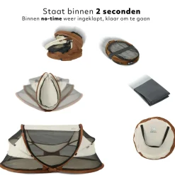 Deryan Baby Luxe Campingbett - Sand