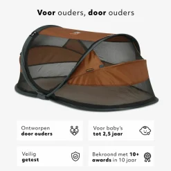 Deryan Baby Luxe Reisebett - Caramel