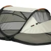 Deryan Baby Luxe Reisebett mit Ledergriffen - Ivory