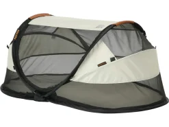 Deryan Baby Luxe Reisebett mit Ledergriffen - Ivory