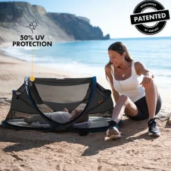 Deryan Baby Luxe Schwarz Campingbett