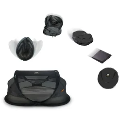 Deryan Baby Luxe Schwarz Campingbett