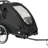Deryan Luxus 3-in-1 Fahrradanhänger - Black