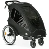 Deryan Luxus 3-in-1 Fahrradanhänger - Black