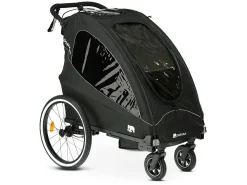 Deryan Luxus 3-in-1 Fahrradanhänger - Black