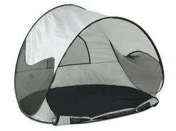 Deryan Luxus Pop Up Silber Strandzelt