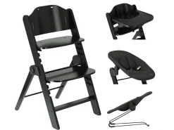 Deryan Odin Hochstuhl mit Wippe - Black
