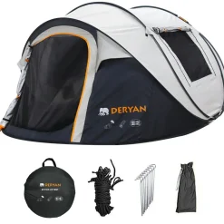 Deryan 4-Personen 2000MM Luxus-Pop-Up-Zelt