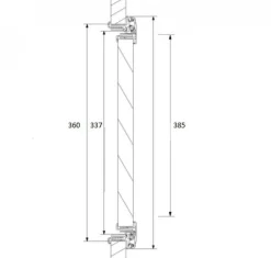 Dometic SK5 36 x 31 cm Serviceklappe