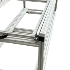 Doppel-Heckauszug 120×40 cm – 3 geschlossene Boxen und Riffelblec