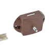 Doppelseitiges Schrank- Toilettentürschloss - Brown