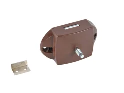 Doppelseitiges Schrank- Toilettentürschloss - Brown