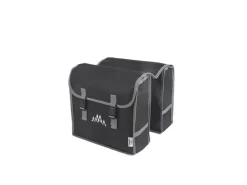 Doppelte Fahrradtasche - Black