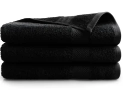 DoubleDry Hotel 70 x 140 cm 3er-Set Handtüchern - Schwarz