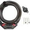 DoubleLock Coil Cable Combo Kabelschloss - 185 cm