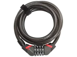 DoubleLock Coil Cable Combo Kabelschloss - 185 cm