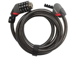 DoubleLock Coil Cable Combo Kabelschloss - 185 cm