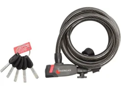 DoubleLock Coil Cable Key Kabelschloss