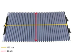 Dunlop faltbarer Sonnenschutz mit Saugnäpfen