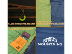 Dutch Mountains Pampus blau grüner Schlafsack