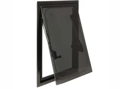 DWS Camping 350 x 500 mm Klappfenster mit Kombirollo - Black