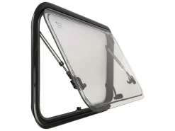 DWS Camping 1200x500mm Klappfenster mit Kombirollo - Transparent