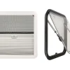 DWS Camping 500x500mm Klappfenster mit Kombirollo - Transparent