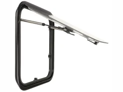 DWS Camping 500x500mm Klappfenster mit Kombirollo - Transparent