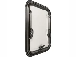 DWS Camping 500x500mm Klappfenster mit Kombirollo - Transparent