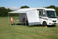 DWT Happy Sun Seitenwand XL weiß Markisenseitenwand